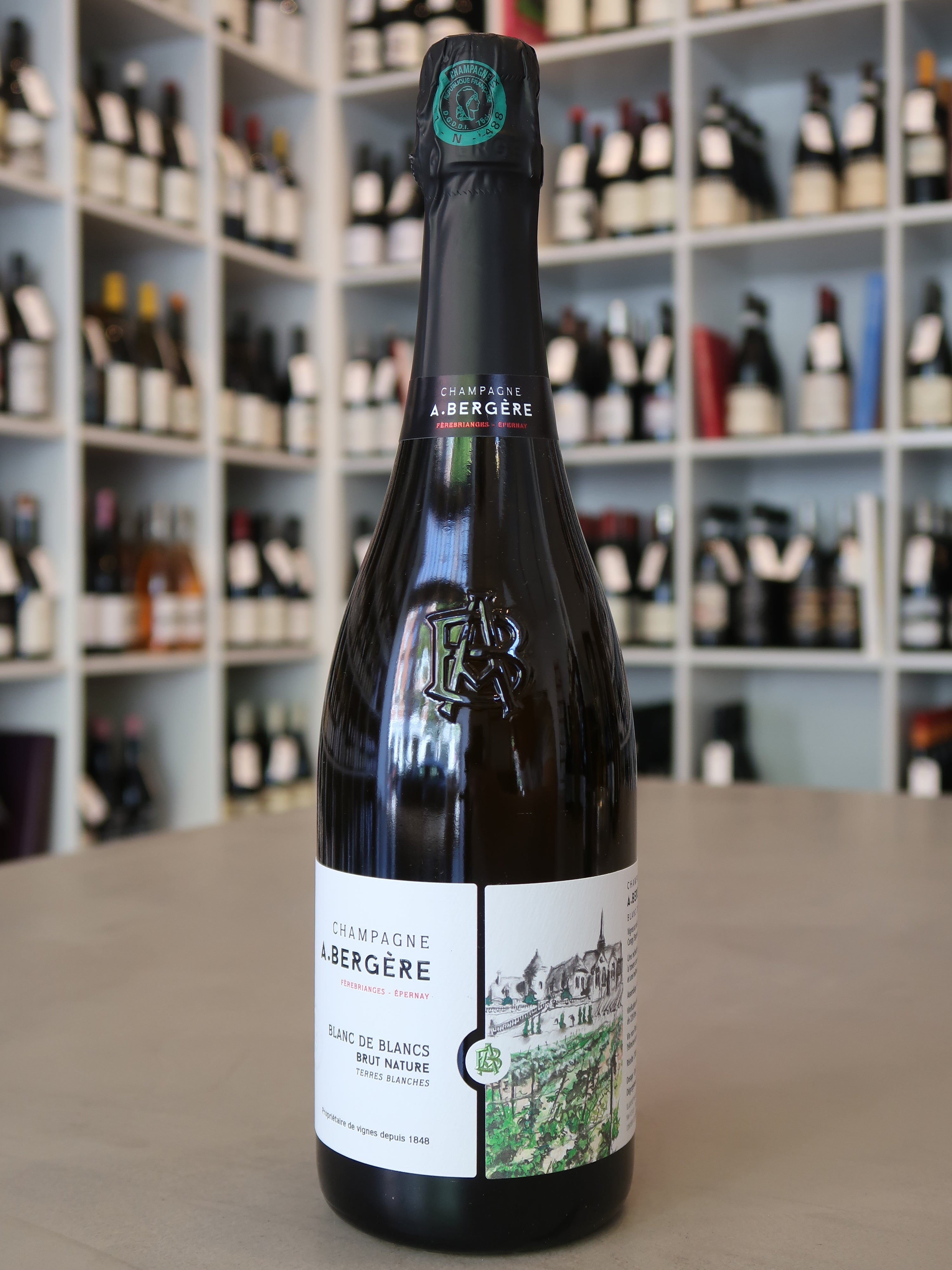 A. Bergère, Terres Blanches, Blanc de Blancs, Brut Nature