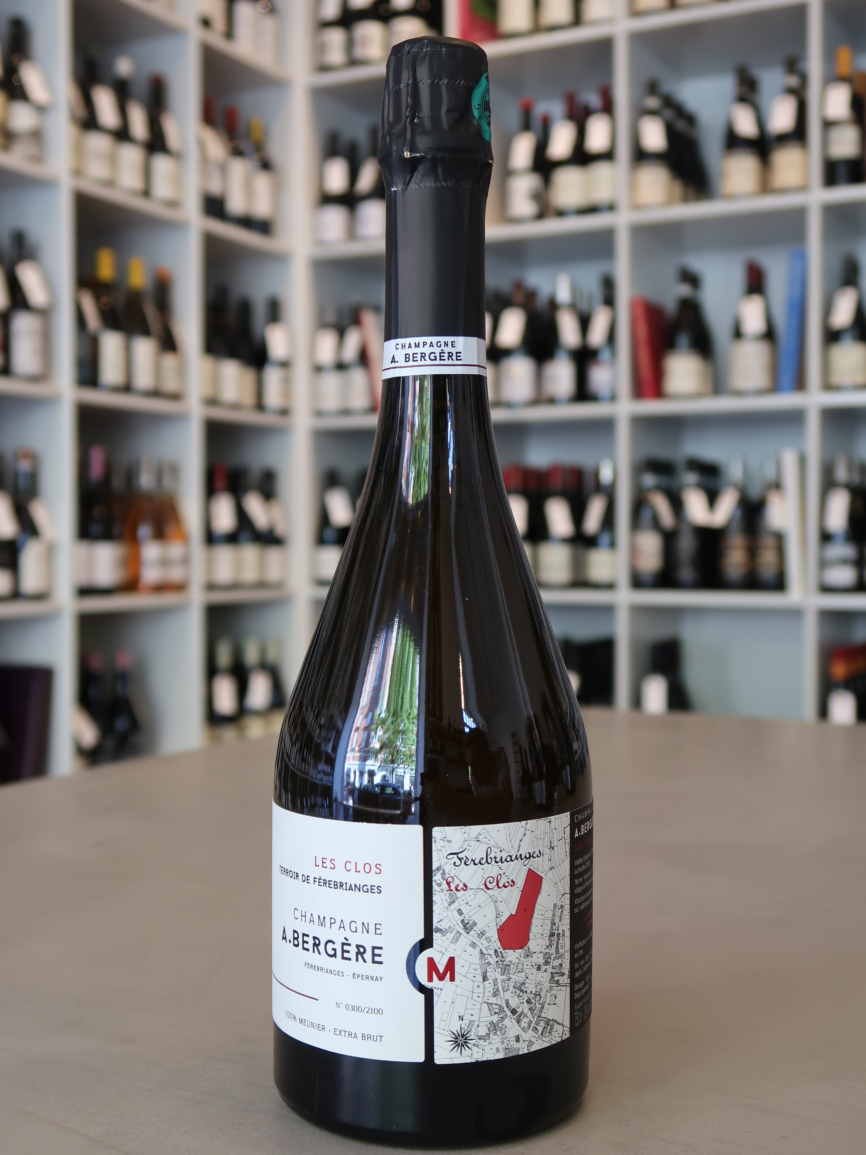 A. Bergère, Les Clos, Blanc de Noir, Fèrebrianges, Extra Brut 2018