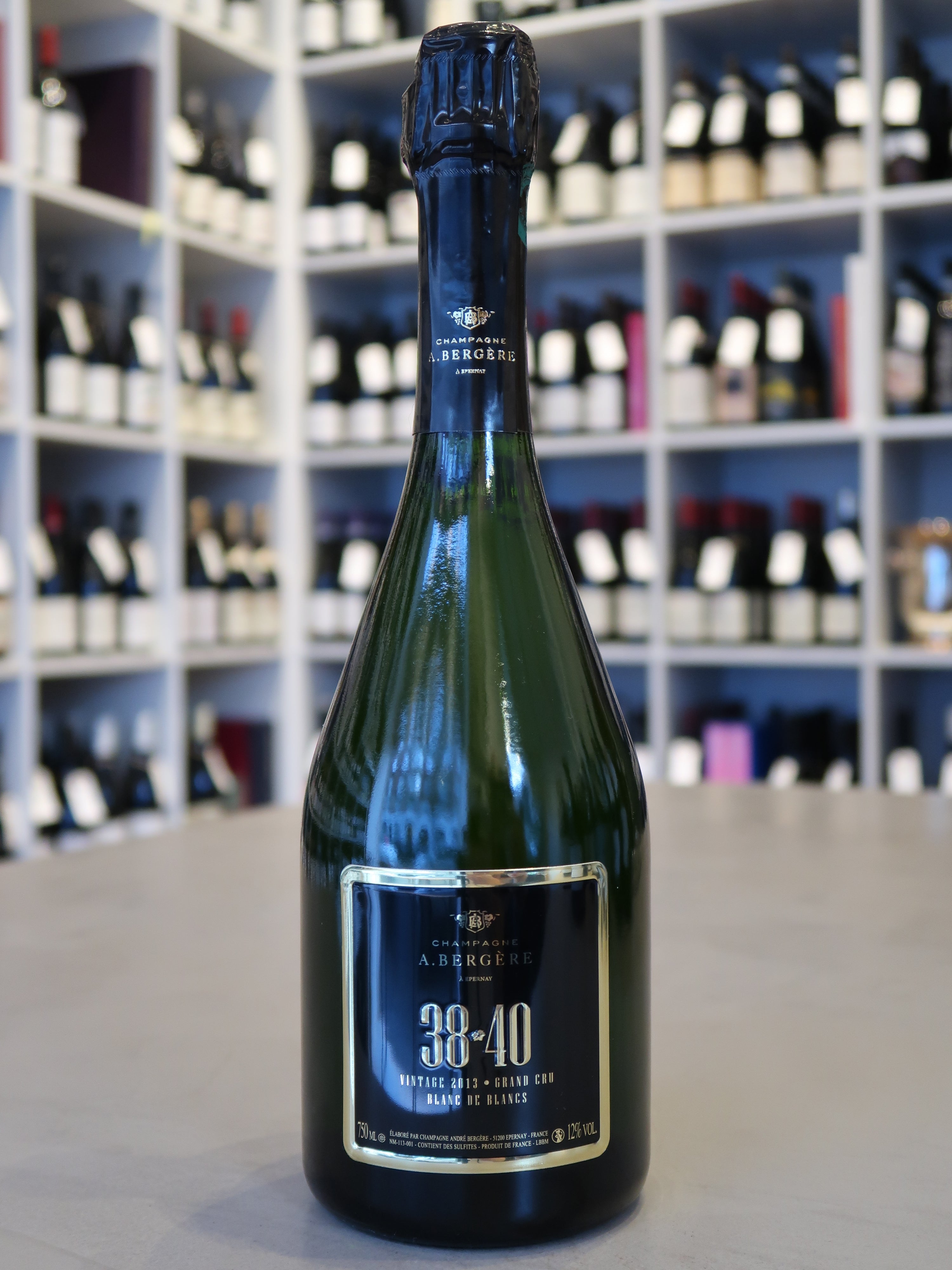 A. Bergère, 38-40, Grand Cru Blanc de Blancs 2013