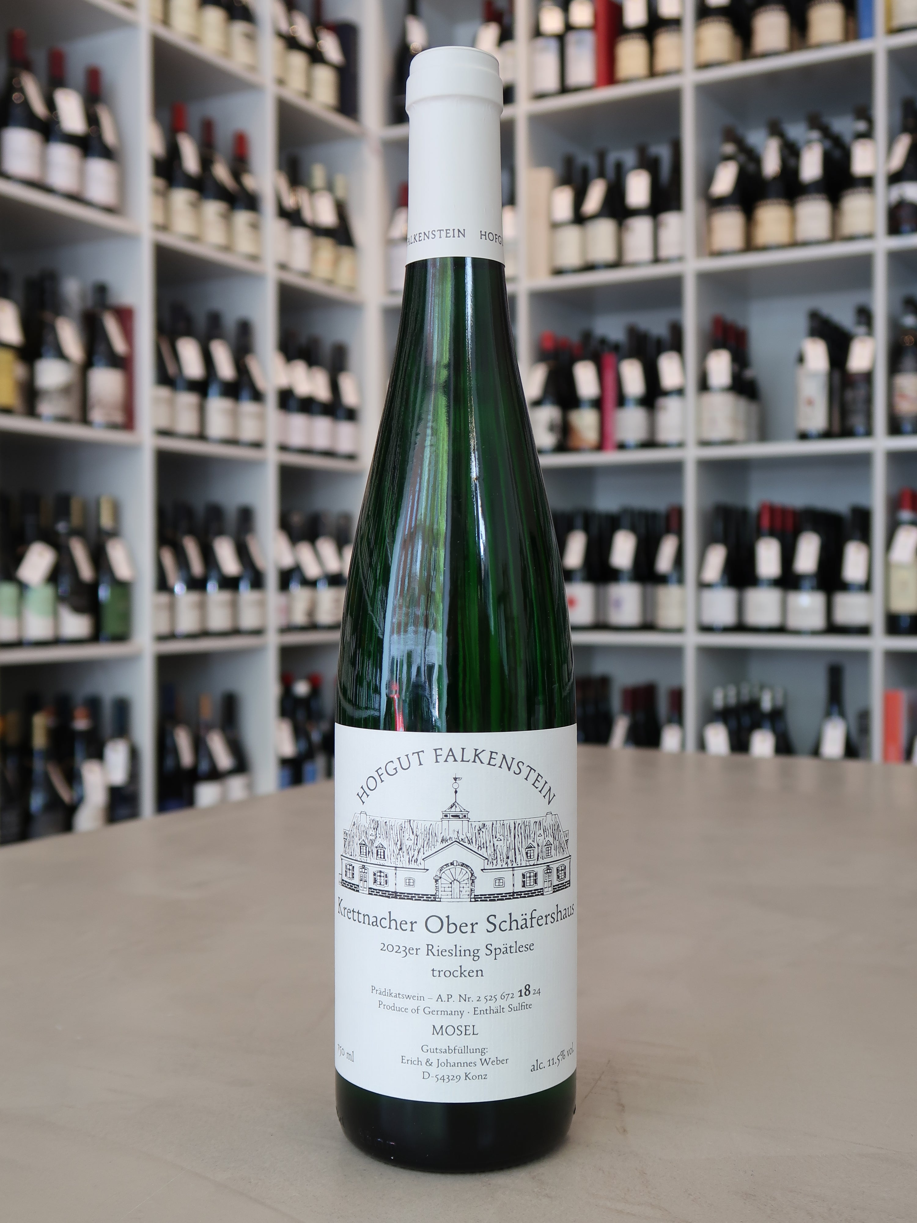 Hofgut Falkenstein, Riesling Spätlese Trocken, Krettnacher Ober Schäfershaus, 2023 (AP 18)