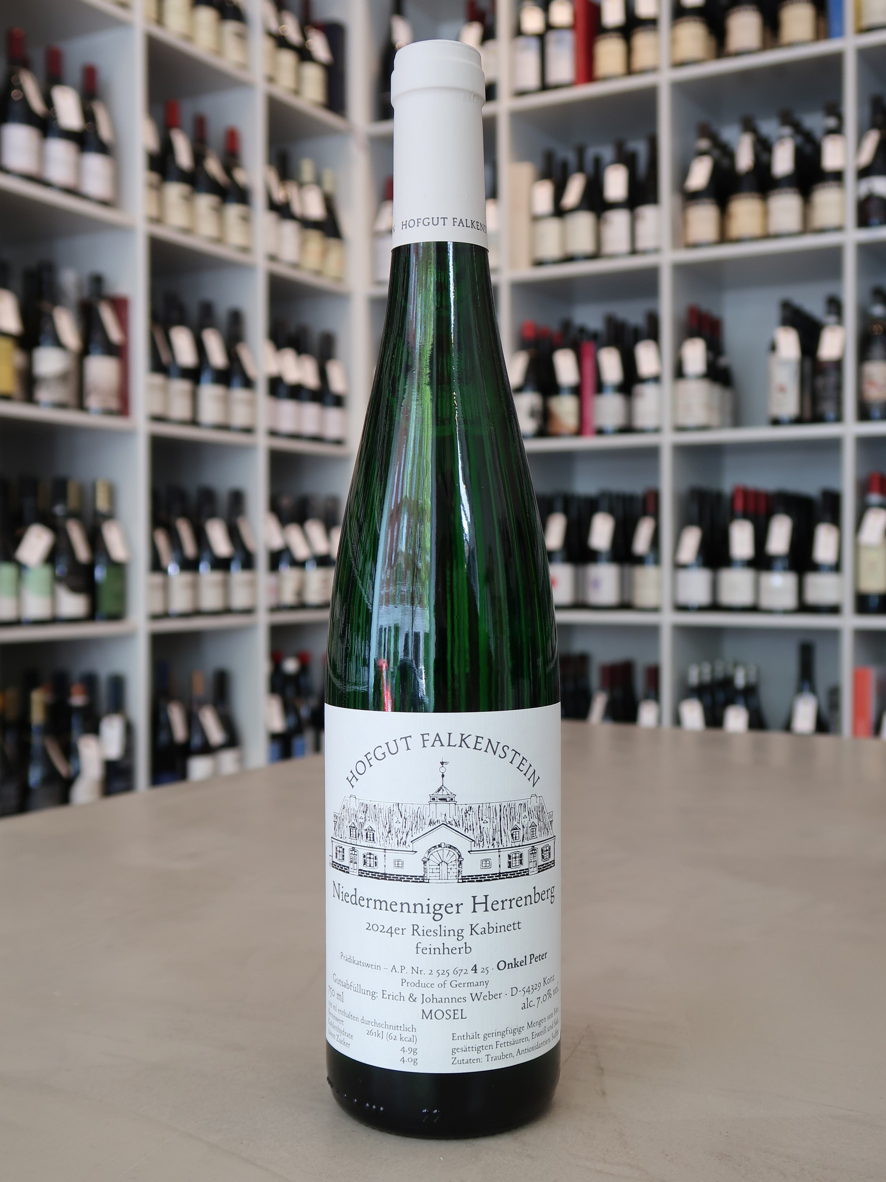Hofgut Falkenstein, Riesling Kabinett Feinherb, Niedermenniger Herrenberg, 2024 (AP 4)