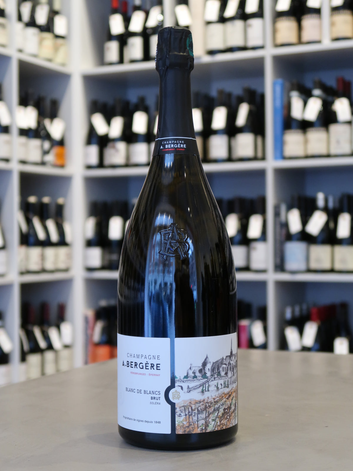 Domaine A. Bergere, Solera de Blanc de Blancs Brut Magnum (1.5L)