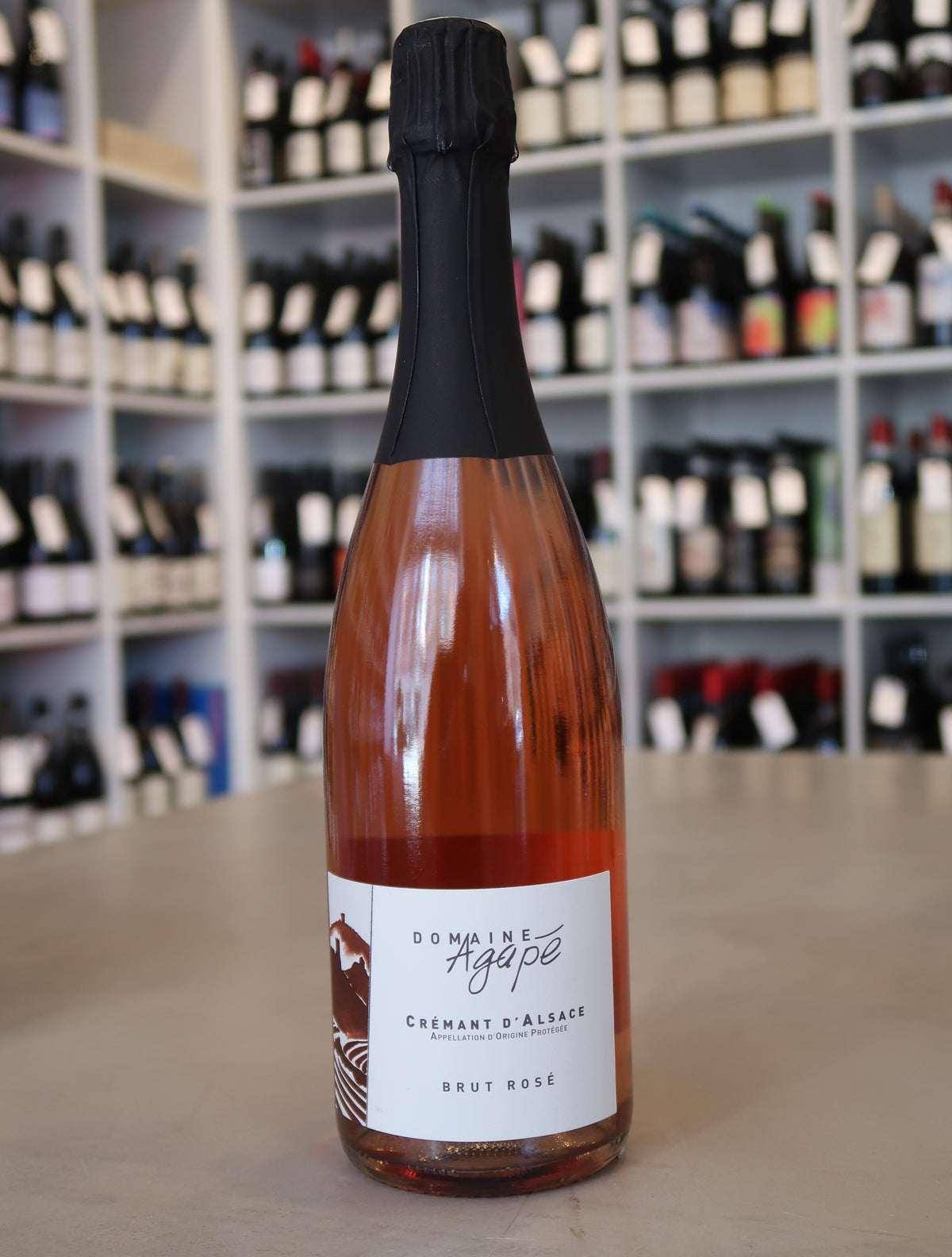 Domaine Agapé, Crèmant d'Alsace, Rosé Brut